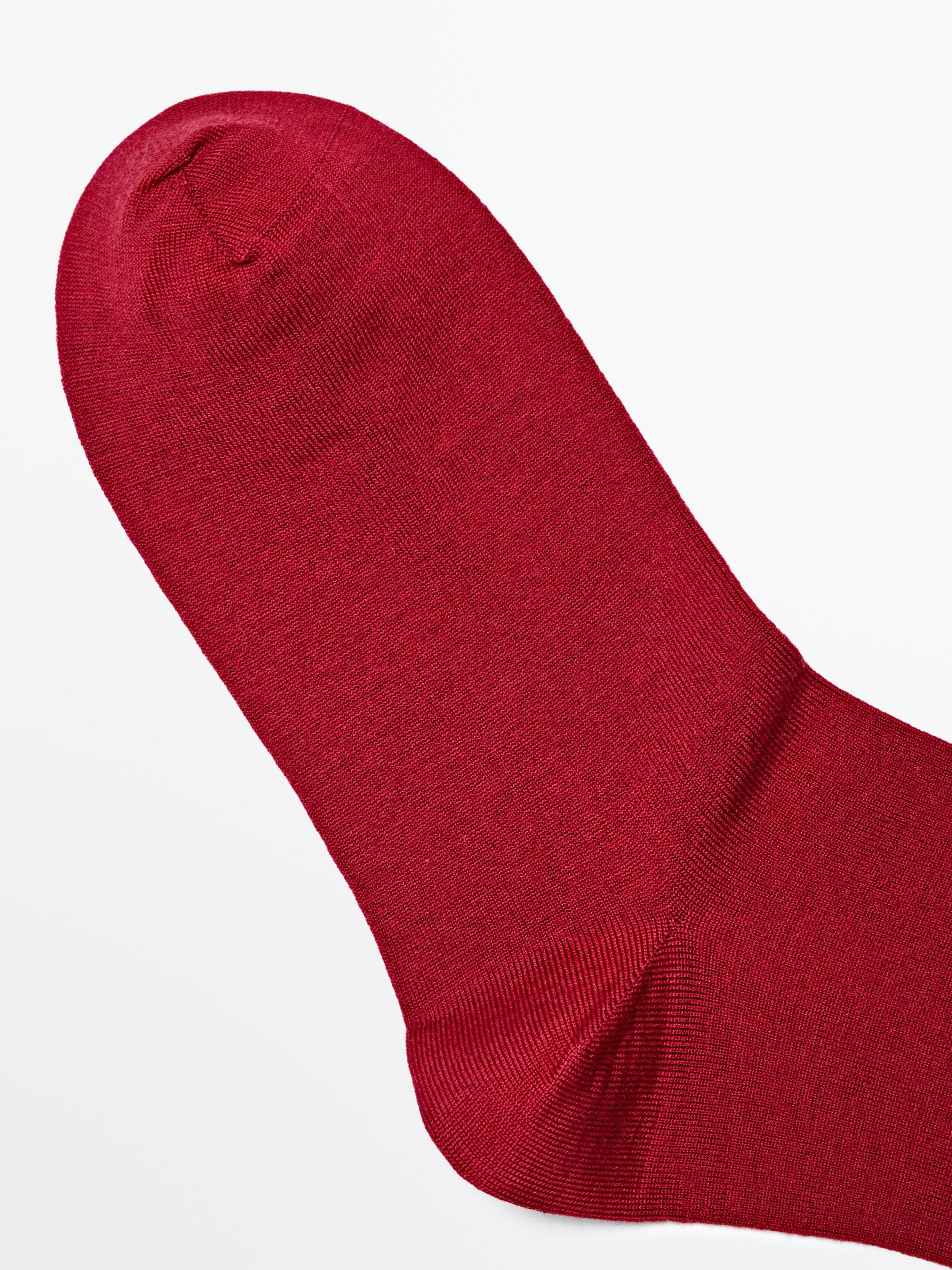 Wool blend socks